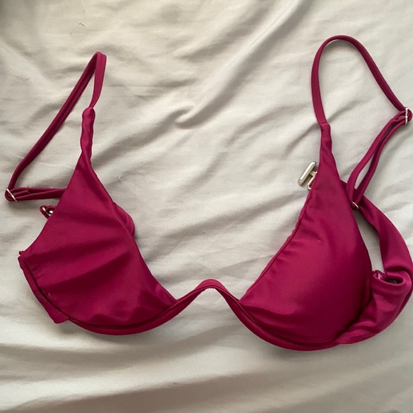 Maroon bathing suit top - Picture 1 of 2